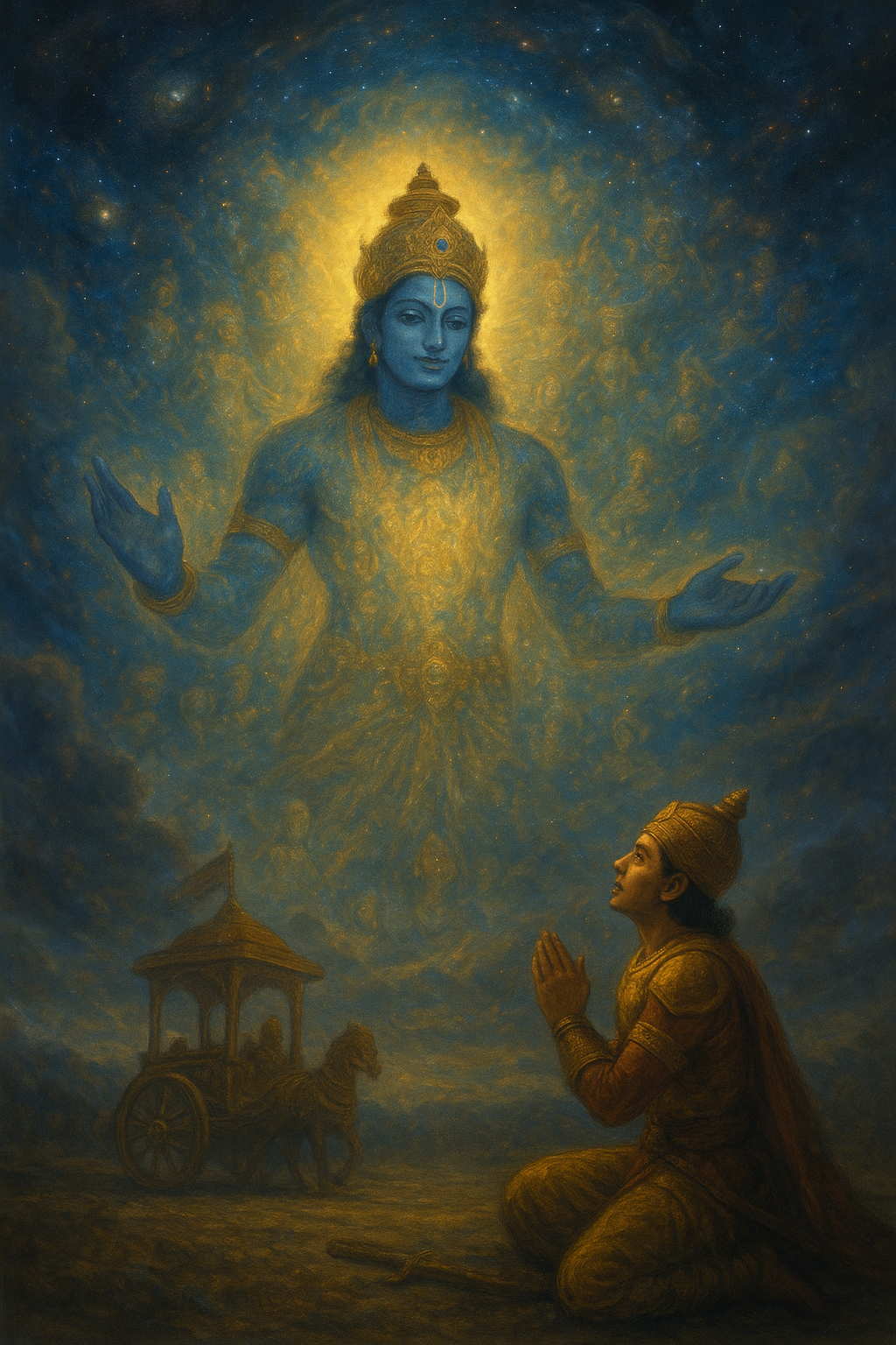 Krishna showing Vishvaroopa to Arjuna — featured image placeholder