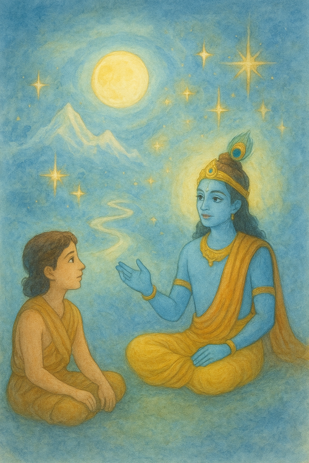 Bhagavad Gita for kids Chapter 10 Divine Banner Image
