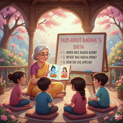 Kids learning Radha story FAQ