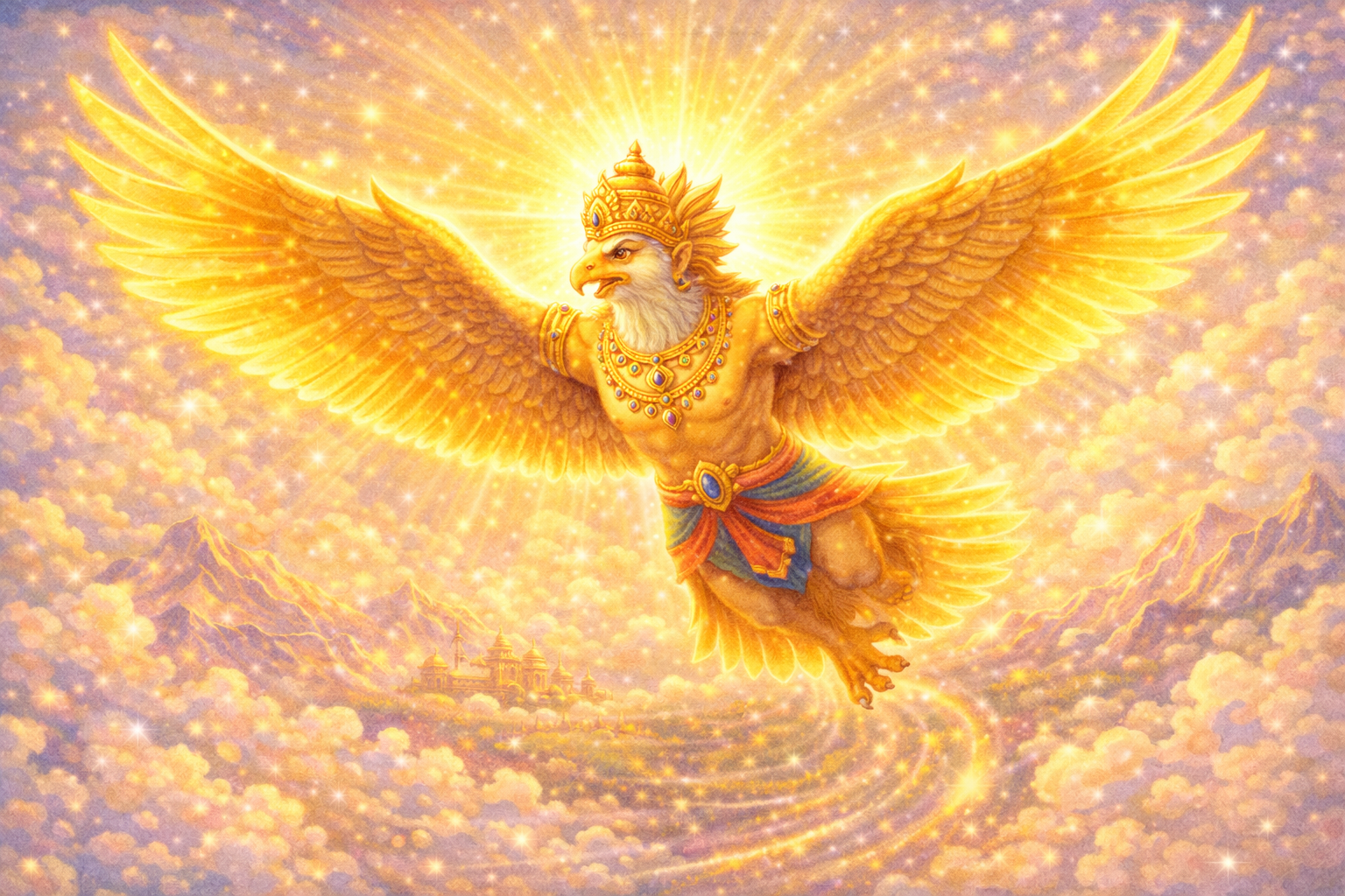Garuda – Divine eagle and vehicle of Lord Vishnu