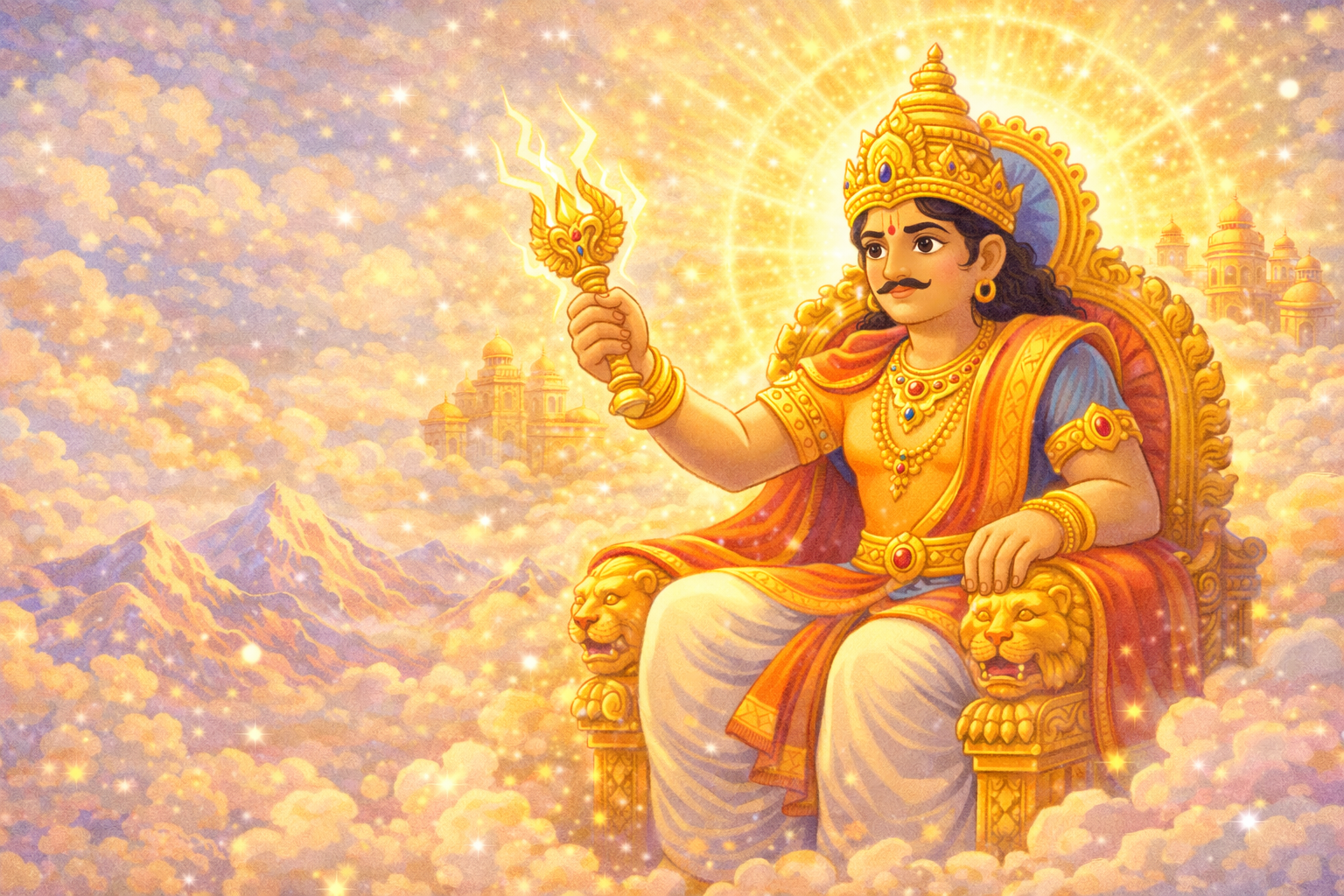 Indra King of the Gods – Krishna’s divine manifestation