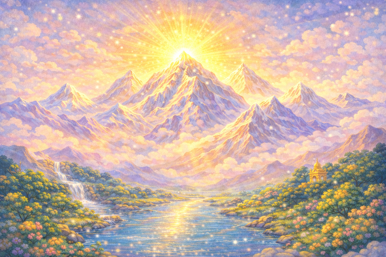 Himalayas – Krishna’s Divine Glory among mountains