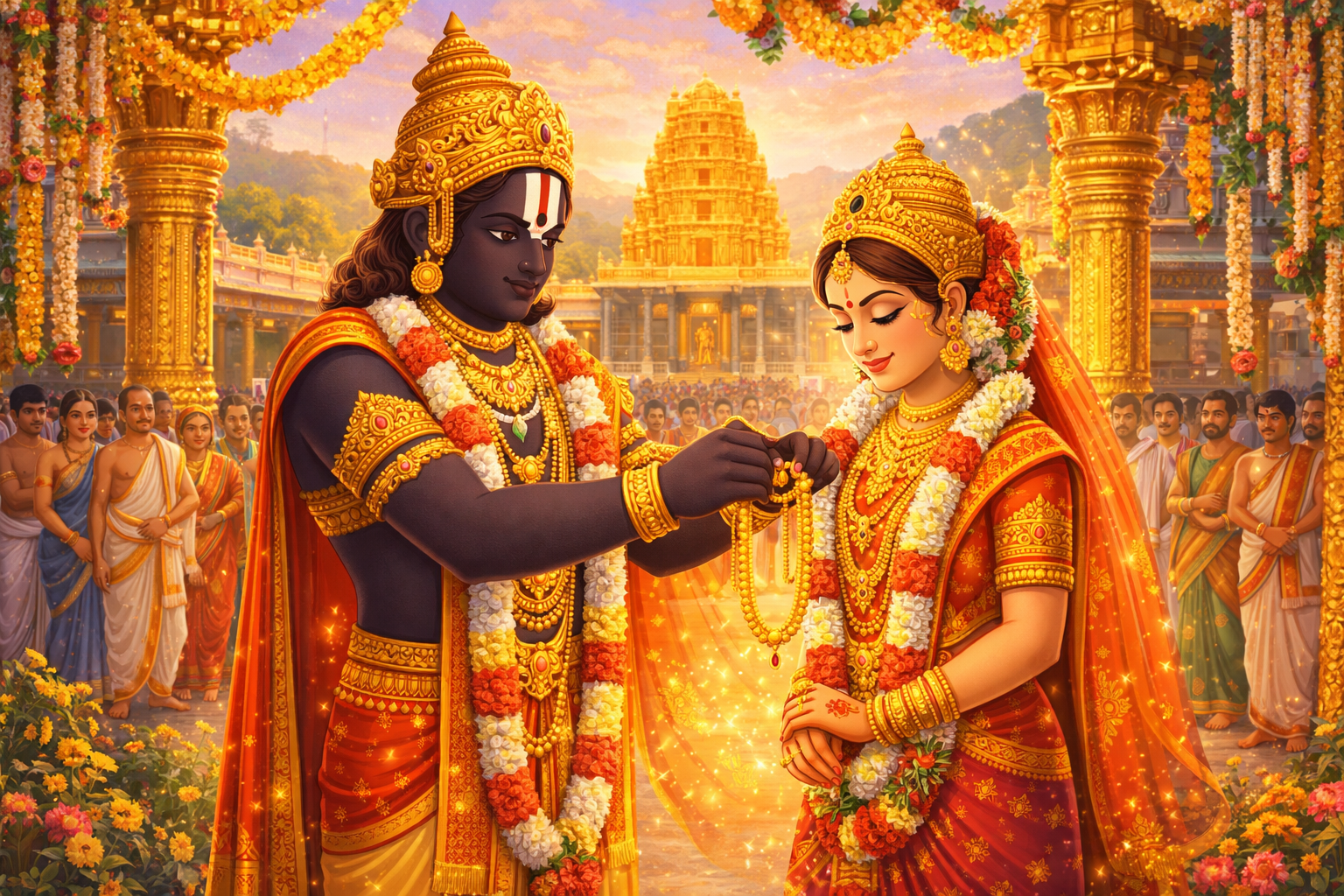 Balaji Padmavati marriage illustration