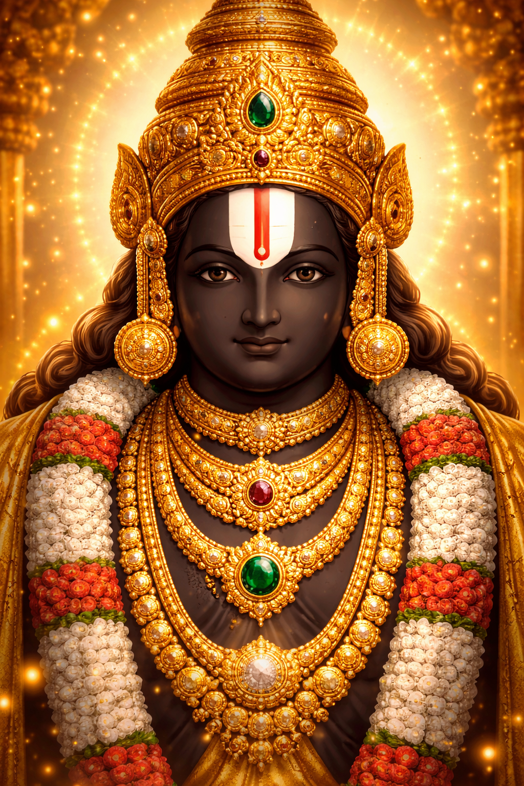 Balaji idol mystery close view