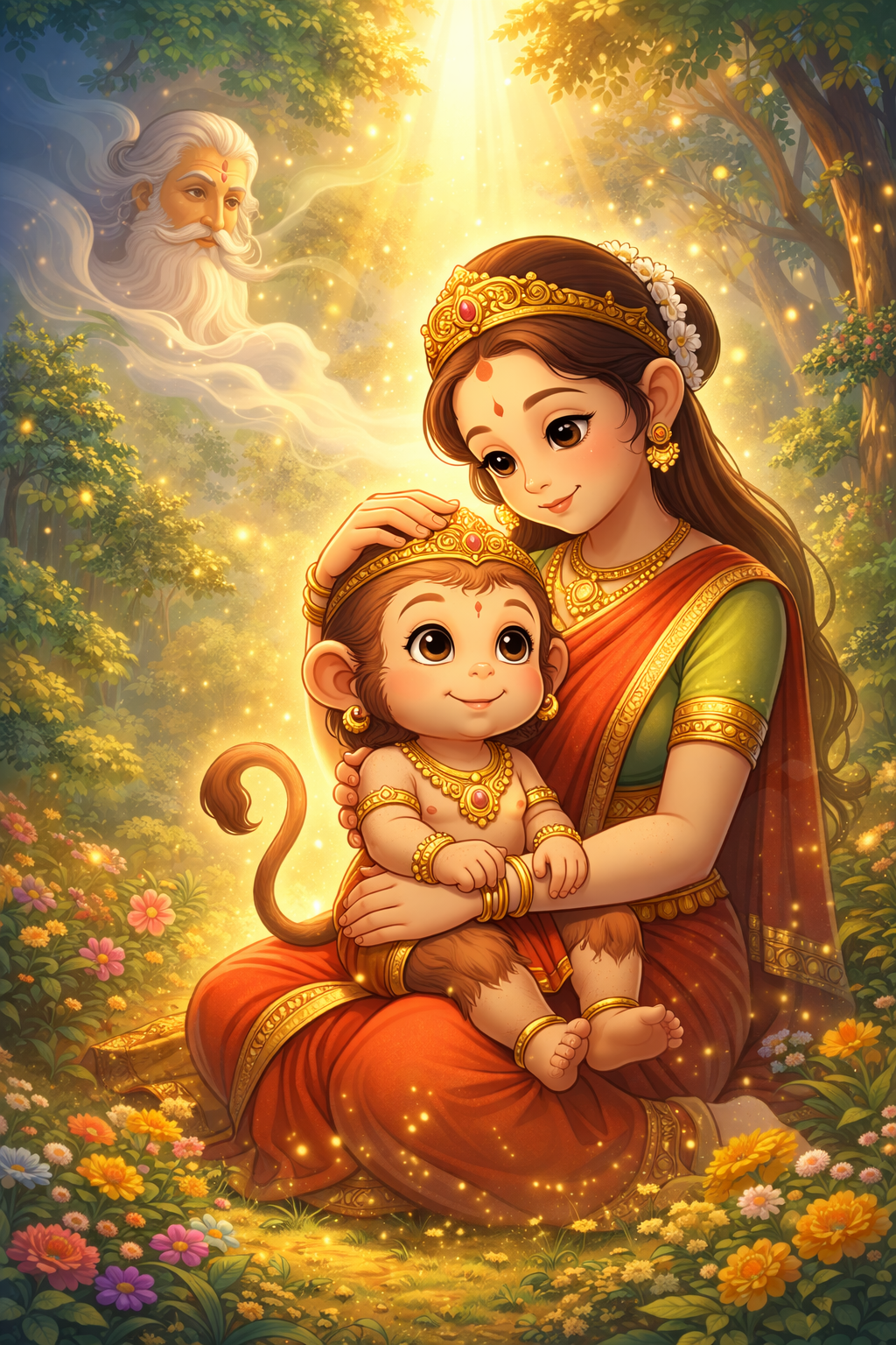 Hanuman ji birth story Mata Anjani Kesari