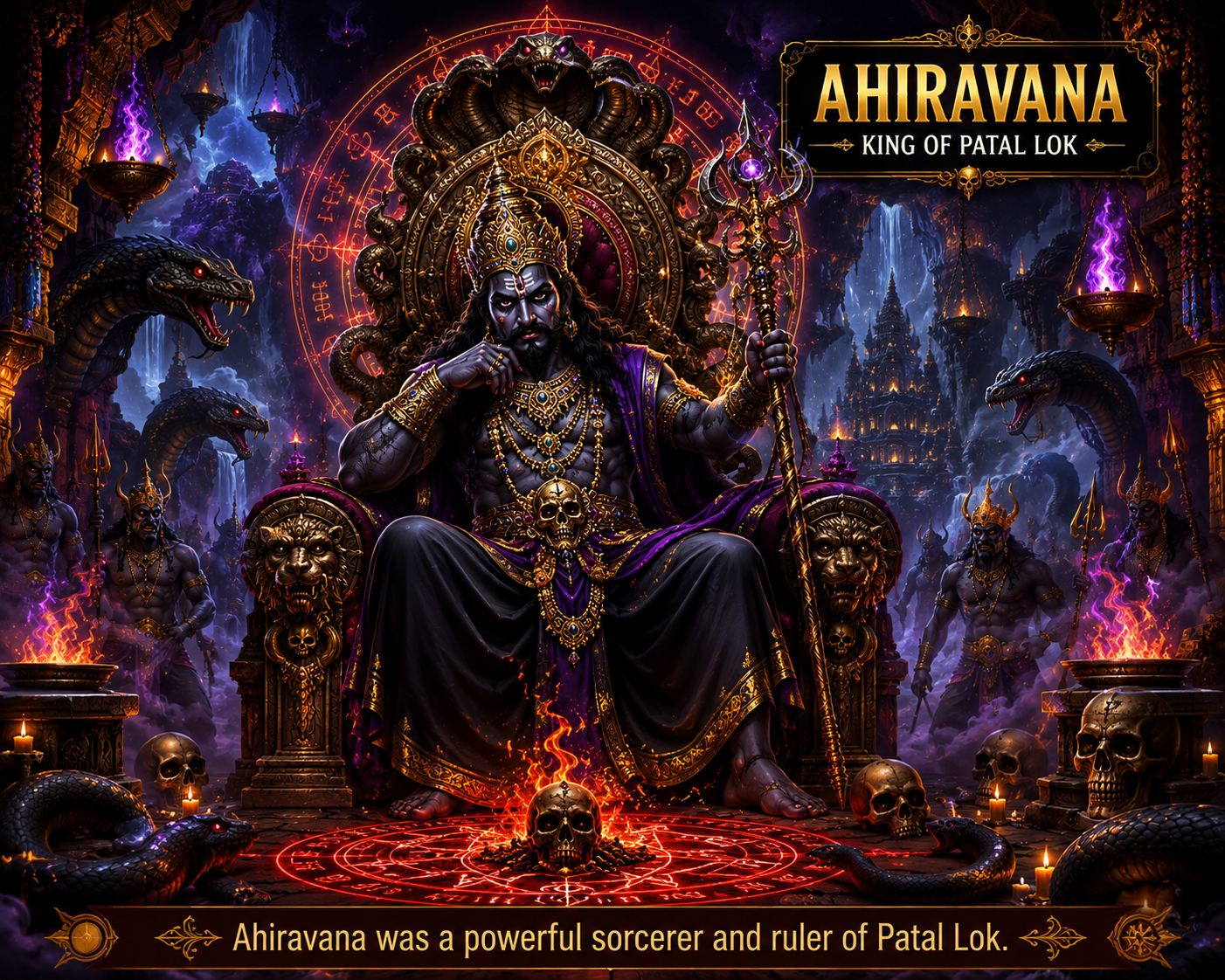 Ahiravana king of Patal Lok