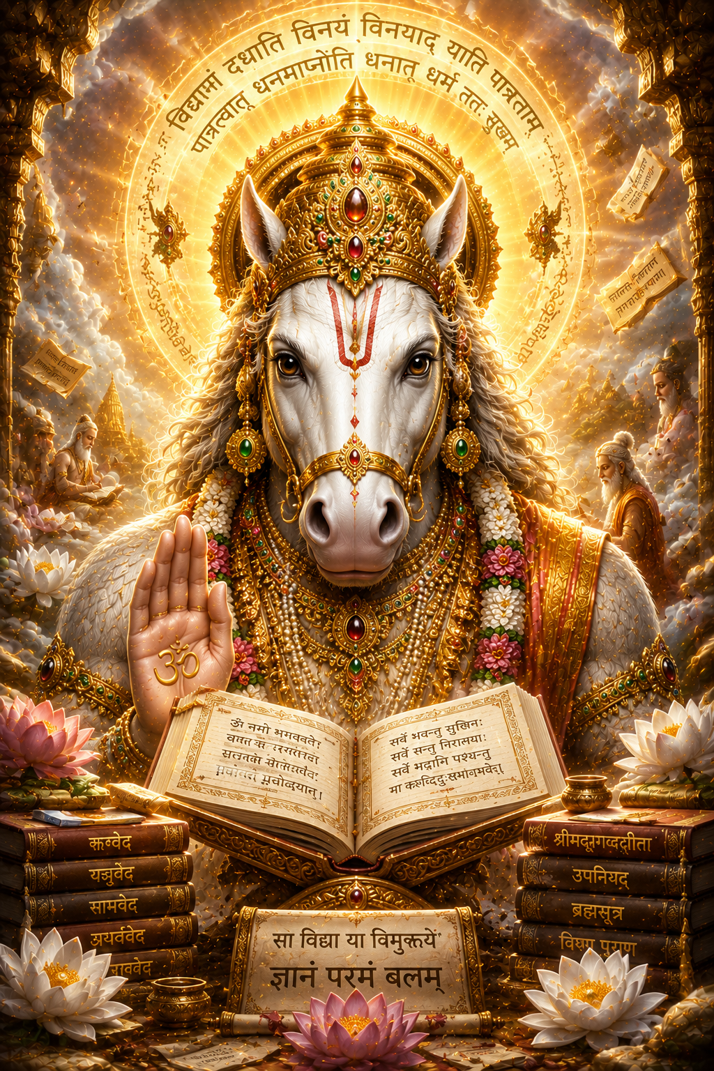 Hayagriva face symbolizing knowledge wisdom and spiritual enlightenment