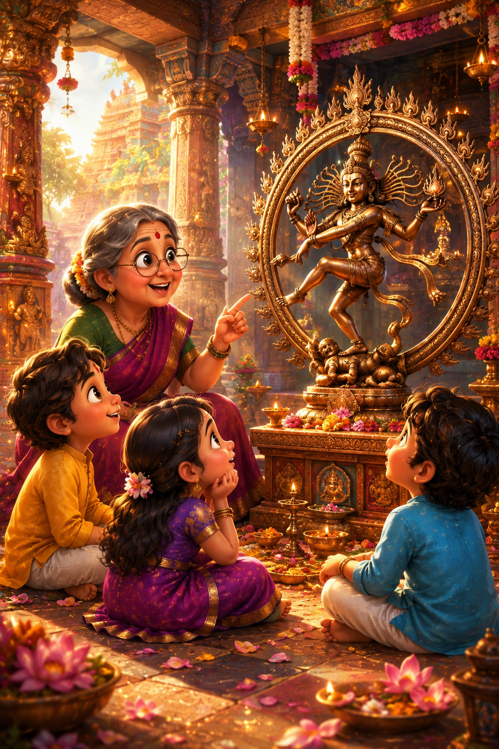 Lord Shiva as Nataraja performing the Cosmic Tandava