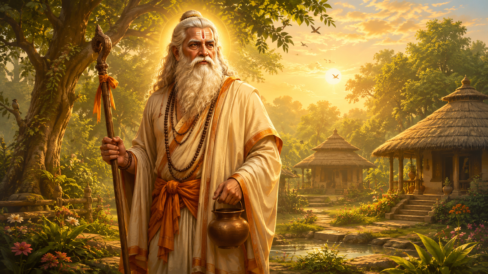 Shukracharya, the wise and powerful guru of the Asuras