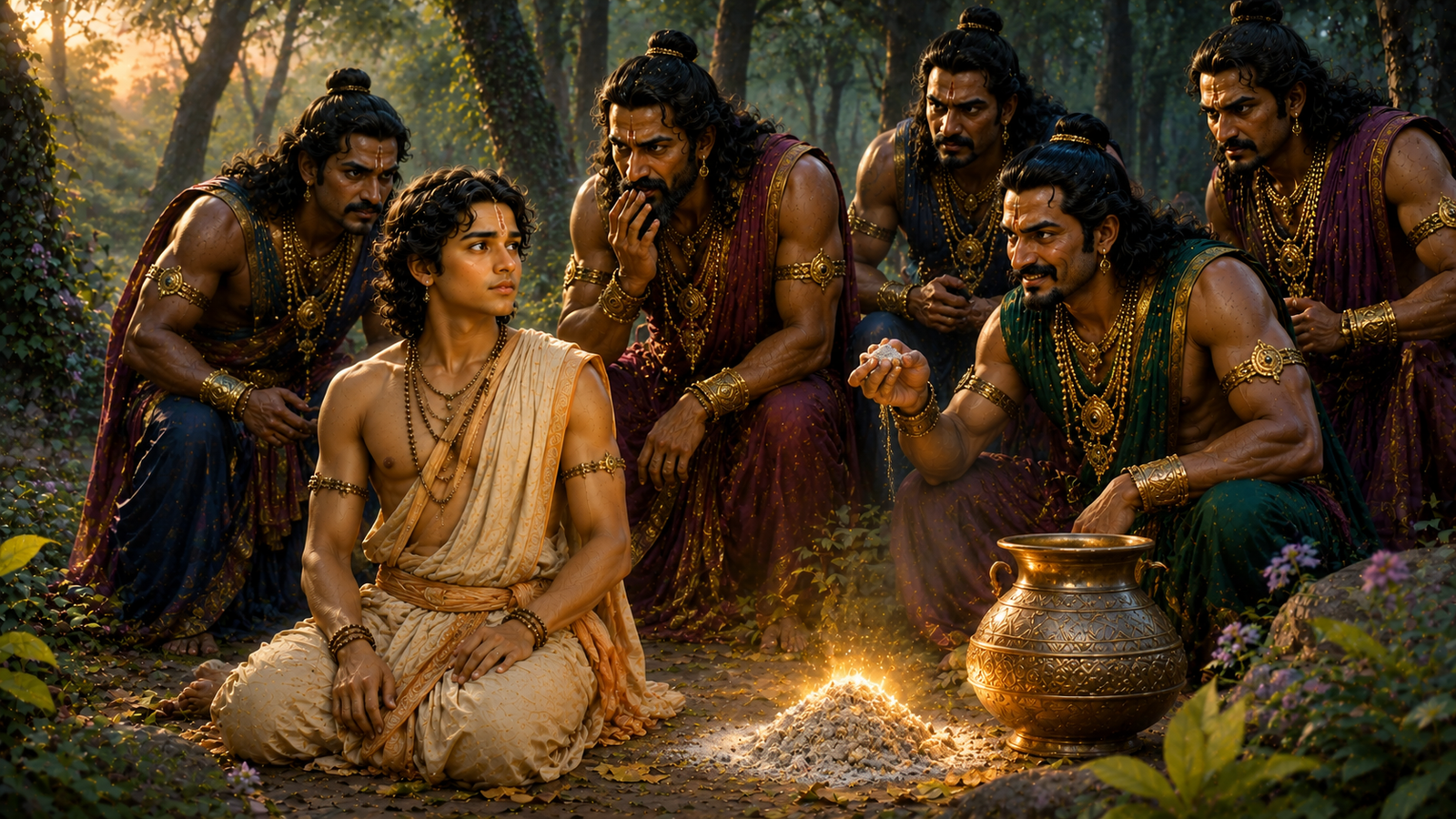 Asuras carrying out their dangerous plan against Kacha
