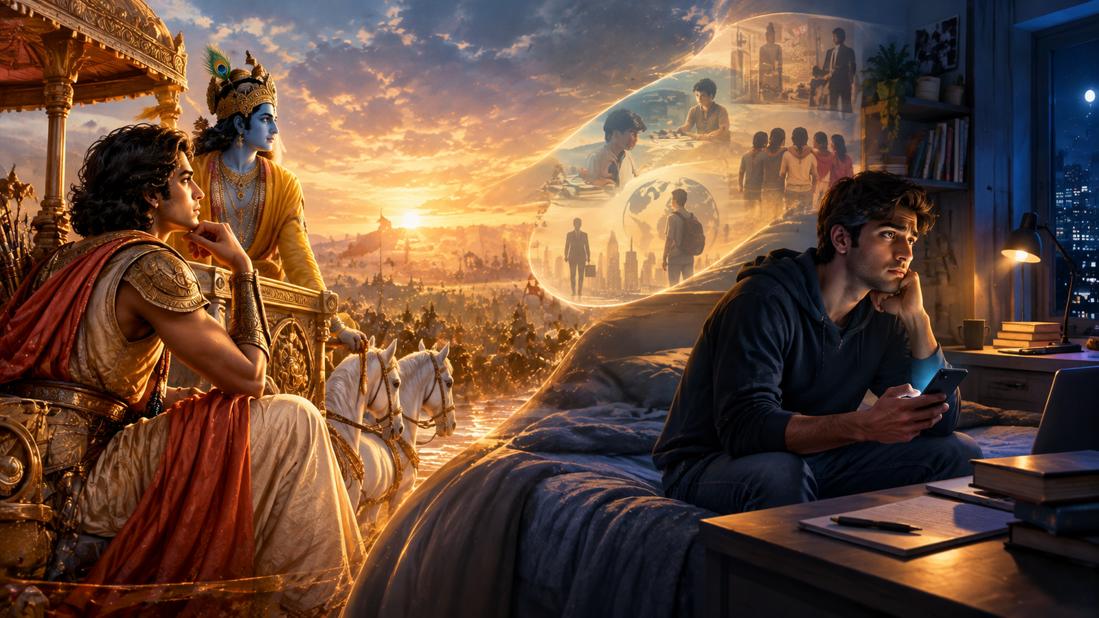 Modern Kurukshetra — Arjuna's dilemma and the challenges of Gen-Z life