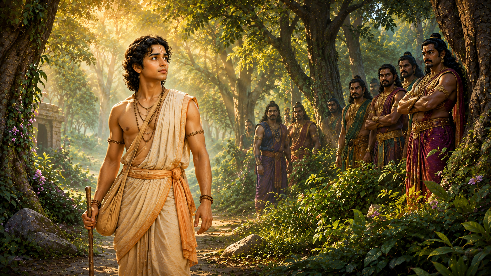 Kacha facing another difficult challenge while away from Shukracharya's ashram